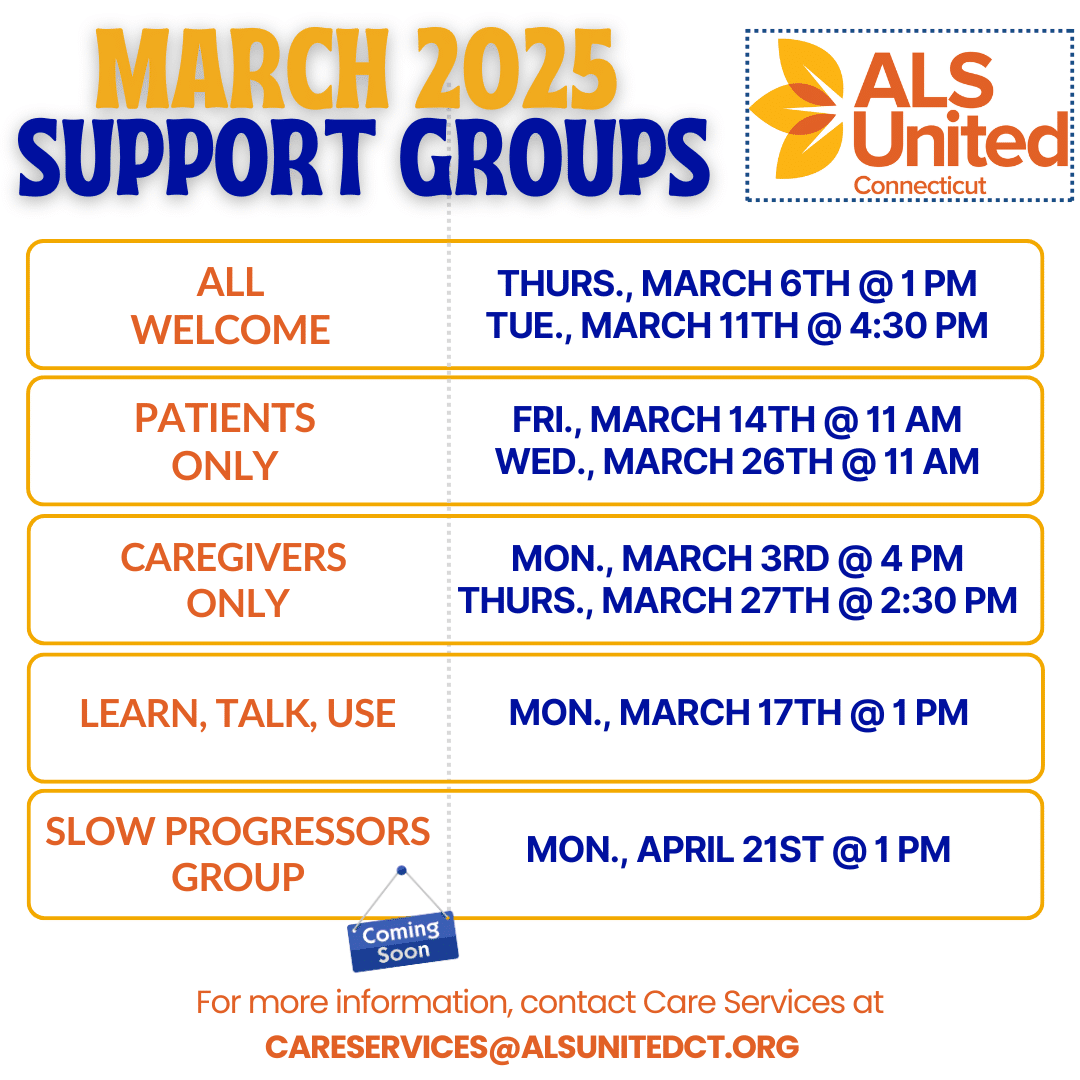 March 25 Support Group