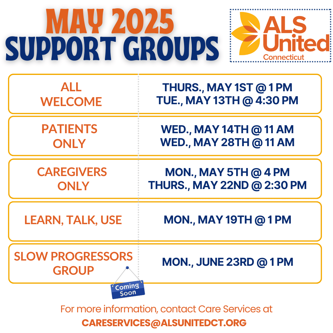 Monthly Support Group May 25
